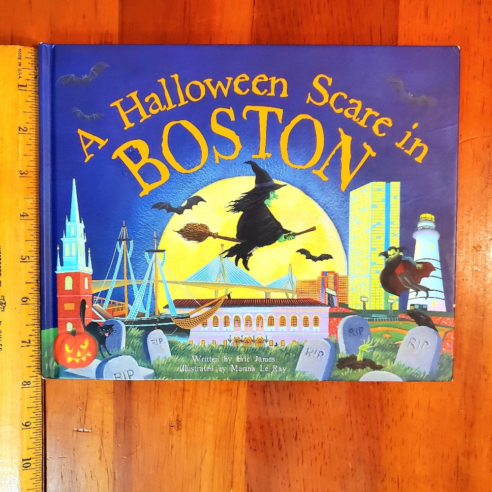 A Halloween Scare in Boston Prepare If You Dare Eric James HC Childrens Book 1st